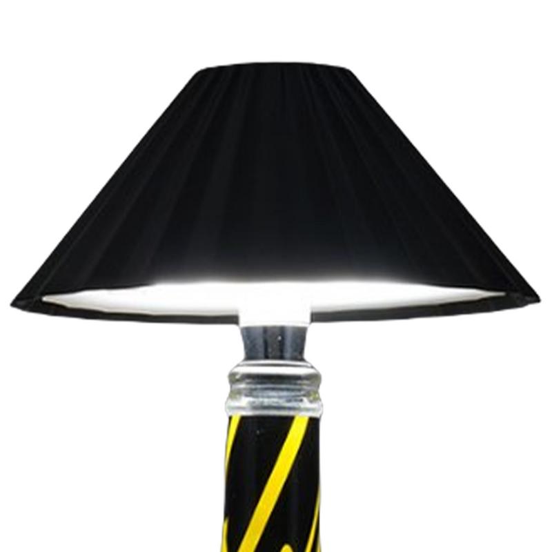 Беспроводная настольная лампа для бутылок с сенсорным управлением, 3 цвета и плавной регулировкой яркости, подходит для барных винных бутылок, настольных ламп