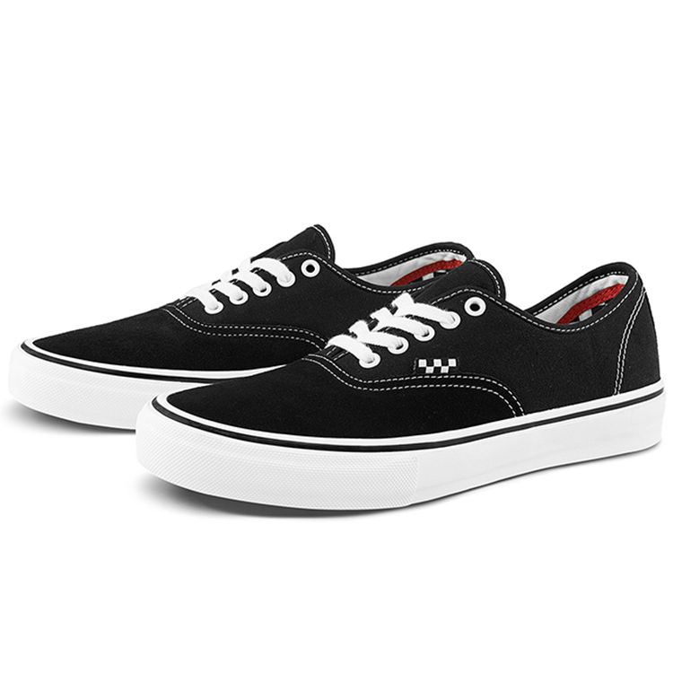 Vans Skate Authentic Black White Unisex Sneakers VN0A5FC8Y28