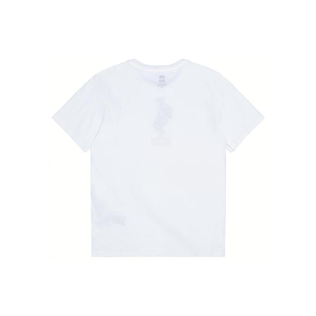Футболка с коротким рукавом Levis X Super Mario Cartoon Print Crew Neck для мужчин, белая 22491-0711