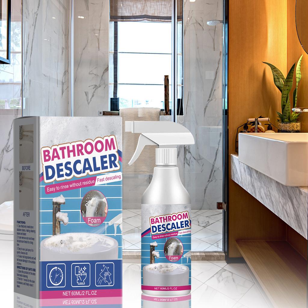 Bathroom Descaler Bathroom High Efficiency Cleaner Quickly Decomposes Dirt And Is Suitable For A Variety Of Walls,60ml