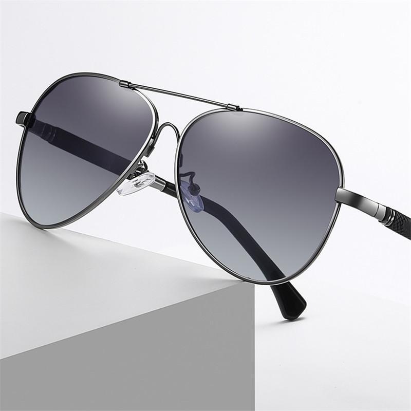 Модные поляризационные солнцезащитные очки в металлической оправе для мужчин и женщин, уличные аксессуары, очки для вождения, UV400, антибликовые солнцезащитные очки