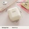 1PCS Multifunctional Data Cable Storage Box Portable Charger Lipstick Dust-proof Box Portable Mini Storage Box with Cover