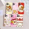 Популярный Милый Прозрачный Чехол Для Телефона С Медведем R-rilakkuma Для IPhone 17 Air 16 Pro Max 15 14 13 12 11Plus Ударопрочный Чехол