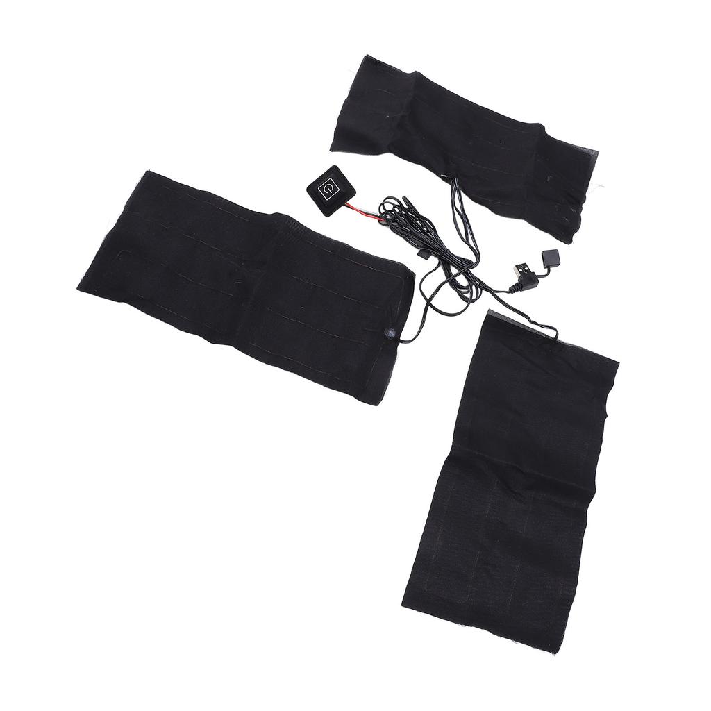 Электрическая USB грелка 5В 2А Легкие нагревательные таблетки для одежды Регулируемая температура Подогреватель для живота коленей