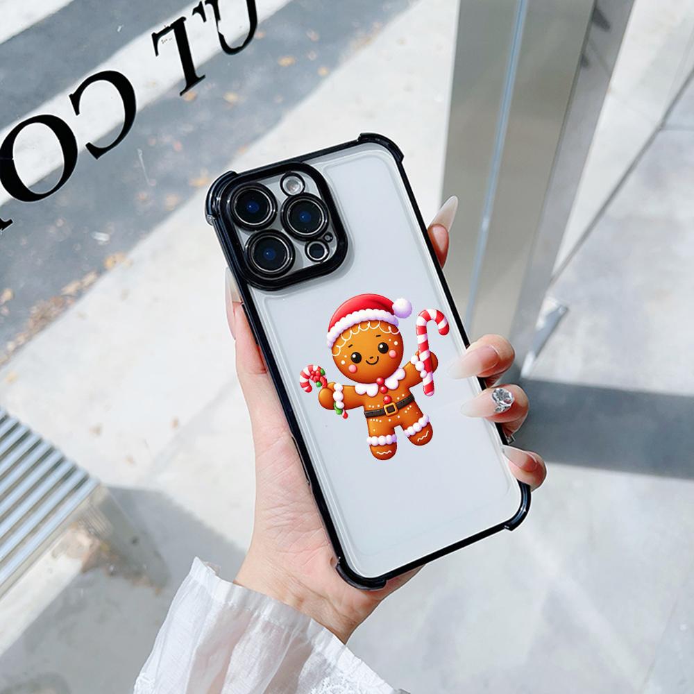 Чехлы для телефонов Ae104 Christmas tree Merry Christmas с гальваническим покрытием из ТПУ для A20s A54 A12 A14 S22 S23 S24 Ultra A55 A15 S21 FE с четырьмя углами защиты