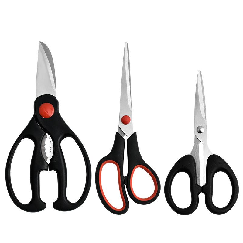 3Pcs Powerful Chicken Bone Scissor Sets Stainless Steel Kitchen Clippers Seafood Chicken Poultry Shears Cutter