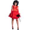 Female Ghost Bridal Costume Halloween Red Gauze Dress Zombie Stage Costume Festival Theme Party Cos Performance Costume