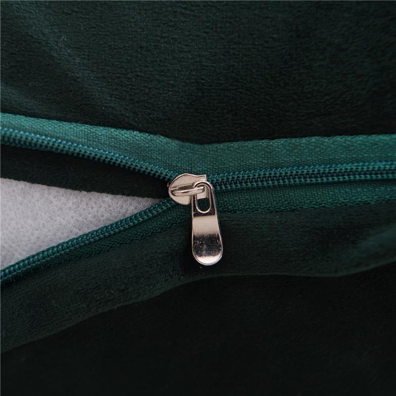 45x45см Бархатная наволочка на диванную подушку с надписью Smile и шариками, однотонная, для дома, гостиной