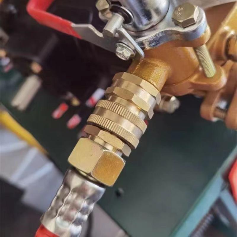 Полностью медная быстроразъемная насадка-распылитель M14*1.5 Адаптер-быстросъемное соединение Вода Масло Газ Пестициды Шланг высокого давления Дозатор