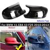 Для BMW X1 E84 X3 F25 2010-2013 Наклейка на автомобиль Крышка бокового зеркала заднего вида Колпак крыла Наружная дверь Корпус зеркала заднего вида Отделка Углеродное волокно