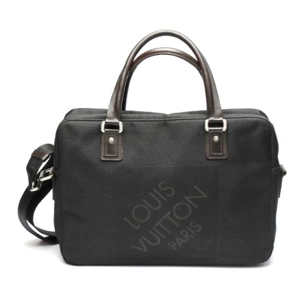 LOUIS VUITTON Damier Jean Yak Business bag Damier canvas Noir (Black) M93082 Used