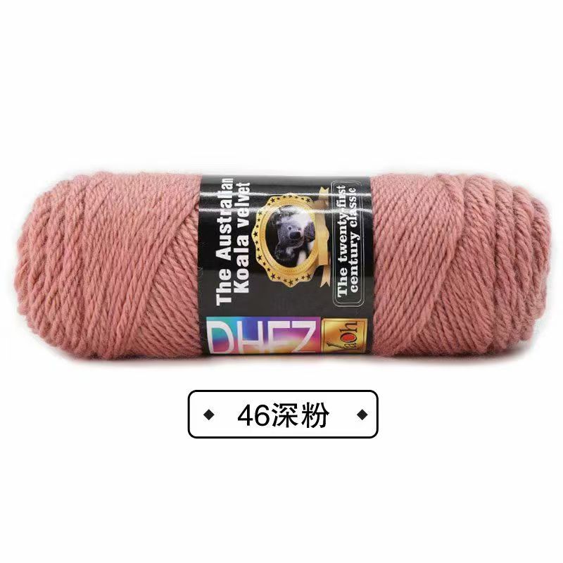 100G Wool Blended Koala Fleece Hand-knitted Medium Thick Yarn Rod Needle Thread Jacket Scarf DIY Knitting&Crocheting