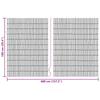 Garden Reed Fence Carbon 400 x 100 cm