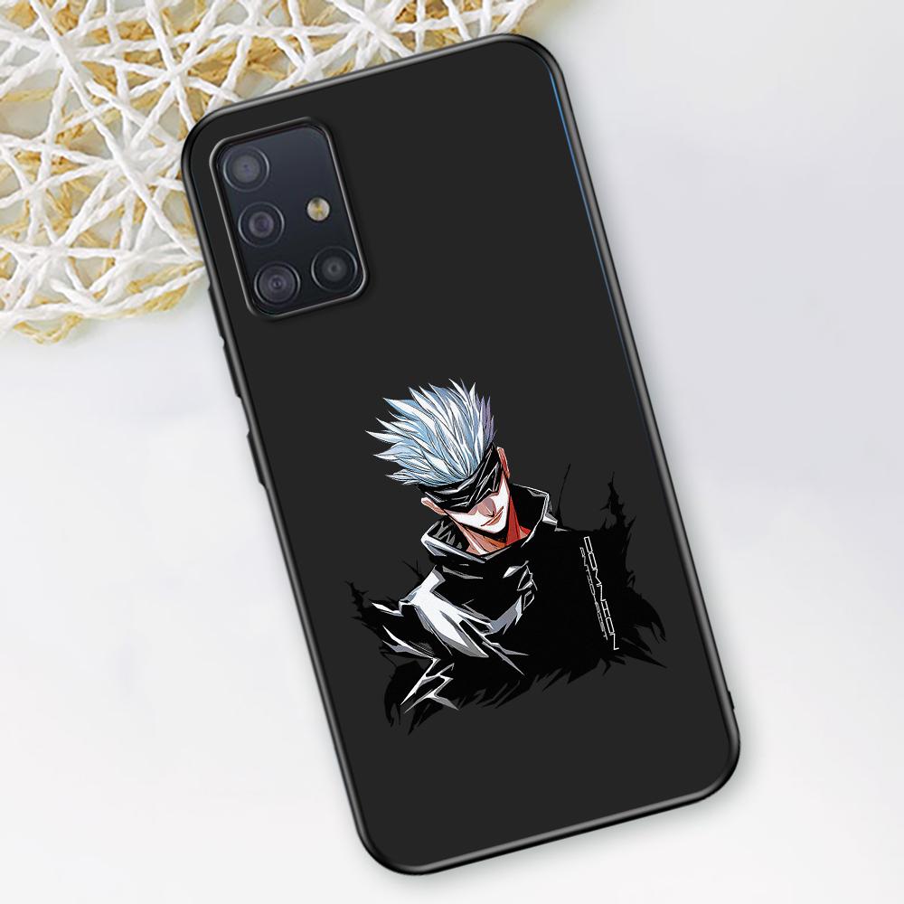 Крутой чехол для телефона с изображением аниме дзюдзюцу кайсен для Samsung Galaxy A12 A52 A51 A32 A21s A71 A02s A22 A31 A72 A41 A02 A42, черный чехол из ТПУ