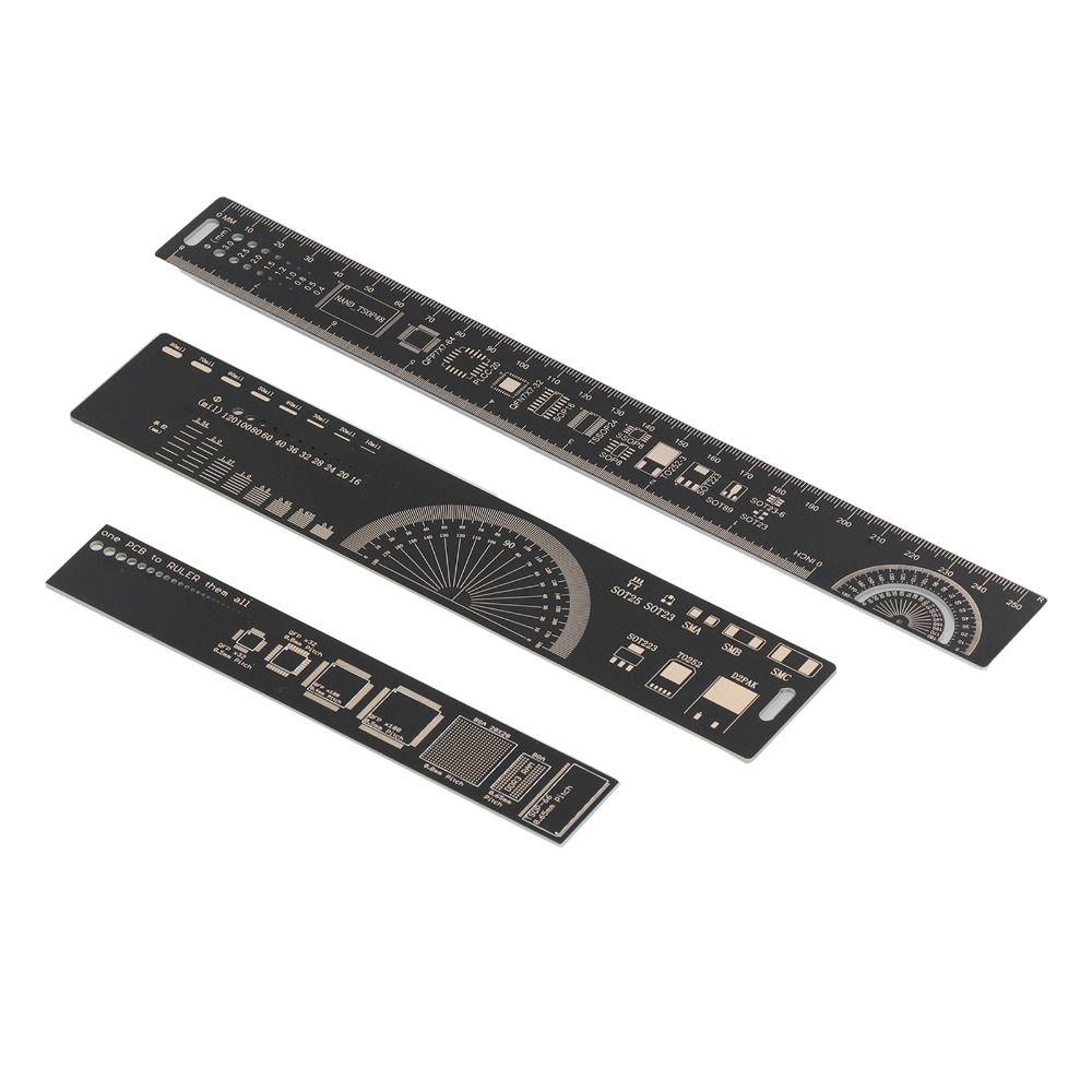 3 PCS 15cm / 20cm / 25cm  Size Engineering Scale Ruler