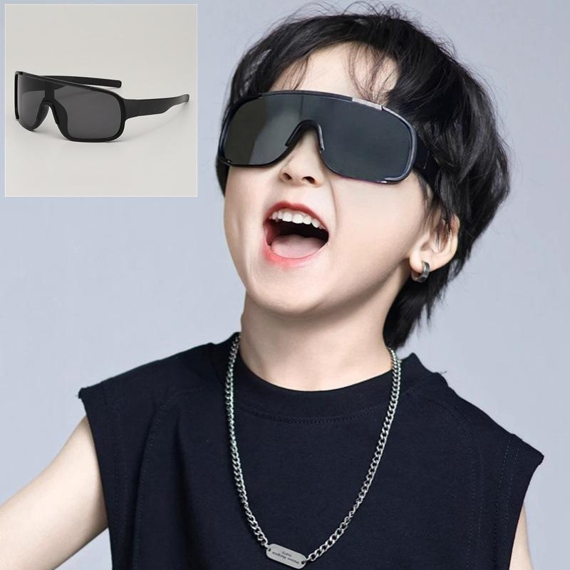 Children's Cycling Glasses Boys Girls Goggles Outdoor Ski Goggles Large Frame UV Protection Windproof Sports Sunglasses
