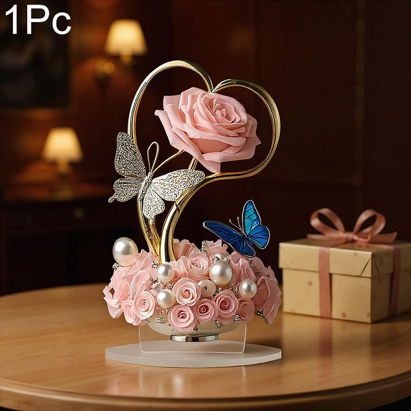 1Set Delicate Patterns Warm Atmosphere 2D Flat Mother's Day Ornament Living Rooms Acrylic Decorative Grateful Holiday Gifts