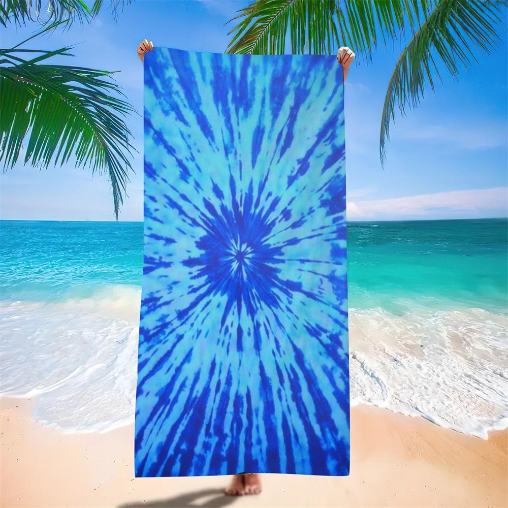 Water-Absorbing Portable Adult Football Beach Towel European, American And South American Bath Towel Digital Printing Factory