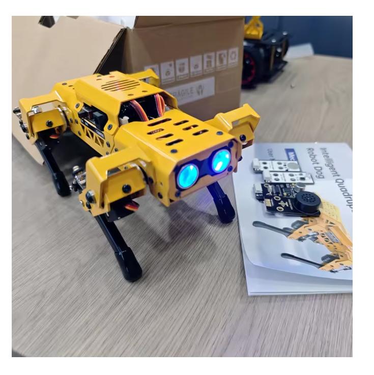 ESP32 Четвероногий Робот Собака MechDog Интеллектуальный ИИ Бионический Робот Scratch Python Графическое Программирование Arduino Робот DIY Набор