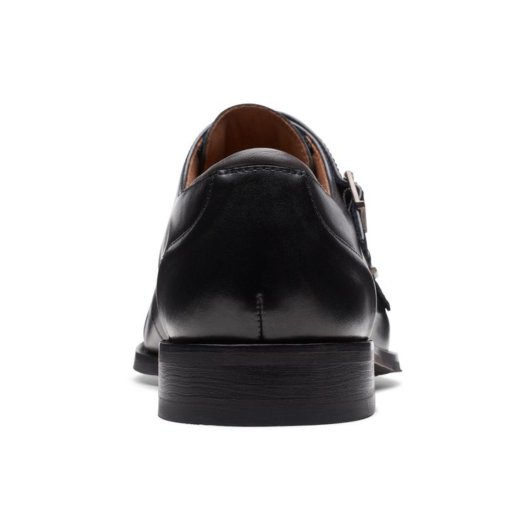 Clarks Верхний слой Коровья кожа Бизнес Повседневные удобные дышащие туфли Мужские повседневные туфли Черный 261724517