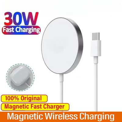 Для Magsafe Magnetic Wireless Charger для iPhone 16 15 14 13 11 12 Pro Max X XS XR 8 Plus Зарядный мобильный телефон PD-кабель