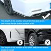 2PCS 40CM Rear Bumper Canards Splitter Side Spoiler Cover Trim Sticker Universal For BMW F30 F31 F32 F33 F22 Car Accessories