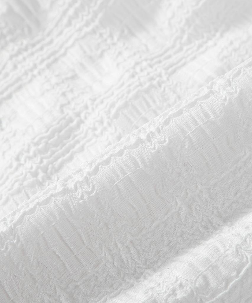 Юбка в клетку Aejeuon Lacy / Белая