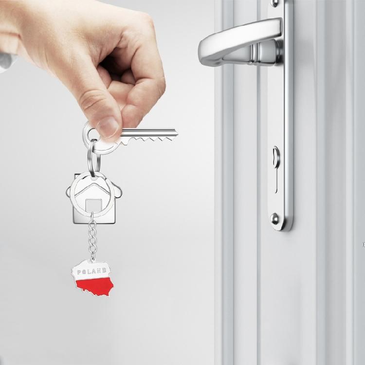 Держатель для ключей Флаг Польши Брелоки Подвеска Брелок Подходит для Изысканной Жизни