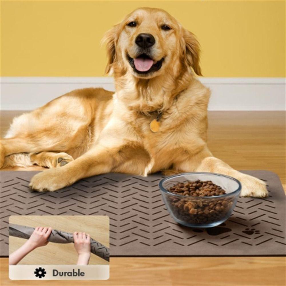Quick Dry Pet Feeding Placemat Absorbent Cat Feeder Pad Floor Mat Pet Food Bowl Mat Pet Supplies