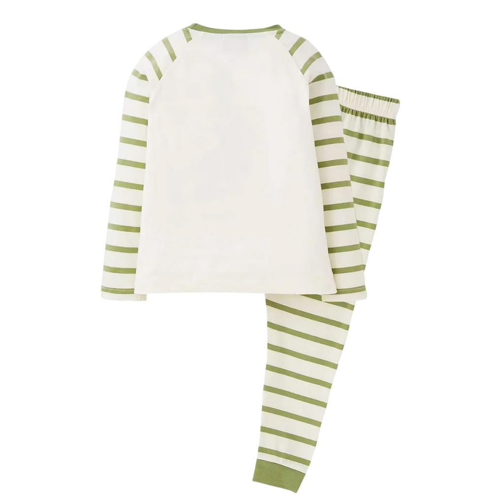 Elf Womens/Ladies Striped Long Pajama Set