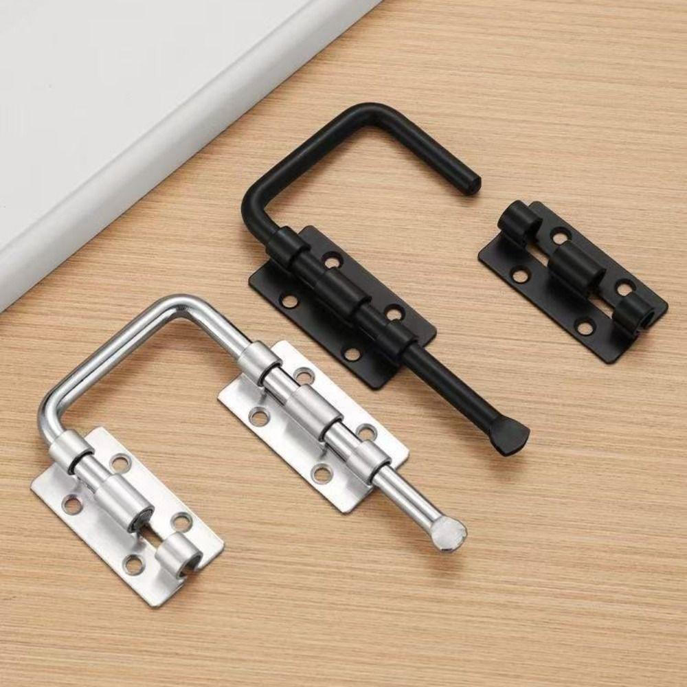 Thickened Door Latch Lock Stainless Steel Anti-theft Buckle Hardware Gate Latch Fences