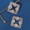 Versatile European & American Sunflower Rhinestone Bridal Shoe Clips