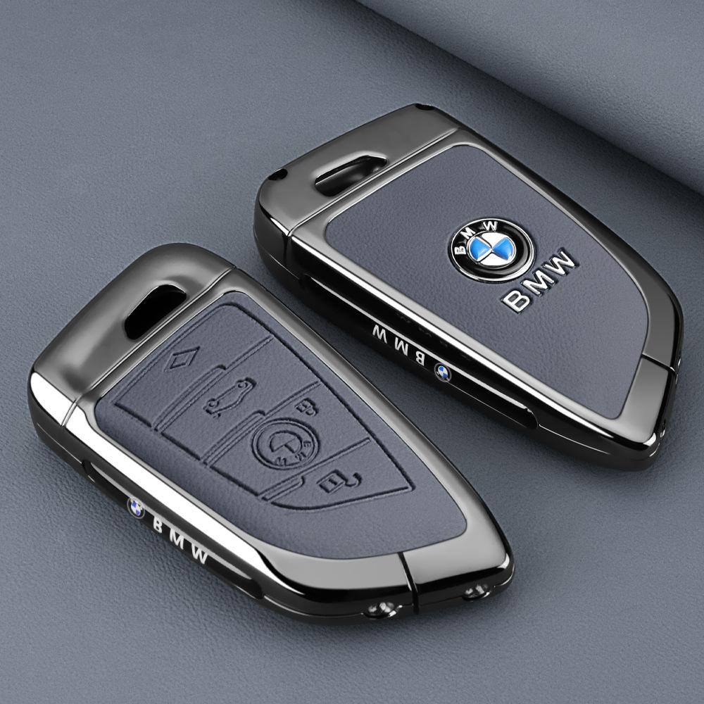Styling Zinc Alloy Car Key Cover Case Holder For BMW 1 3 7 Series X1 X3 X5 X6 X7 F20 F15 F16 F48 G20 G30 G01 G02 G05 G11 G32 CZ9