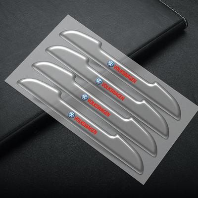 W131New 4pcs Transparent Door Edge Protector Stickers Anti Collision Strips For VW Volkswagen Polo Golf Passat Scirocco Tiguan BDIU1