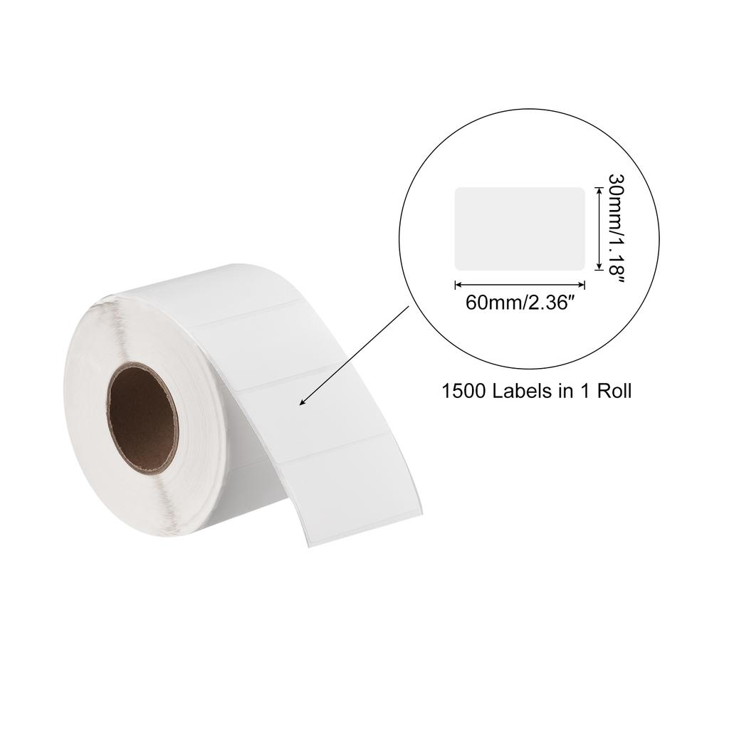 1 Roll Direct Thermal Label Shipping Stickers for Packaging Craft Projects White 250-10000 Labels Self Adhesive Thermal Labels