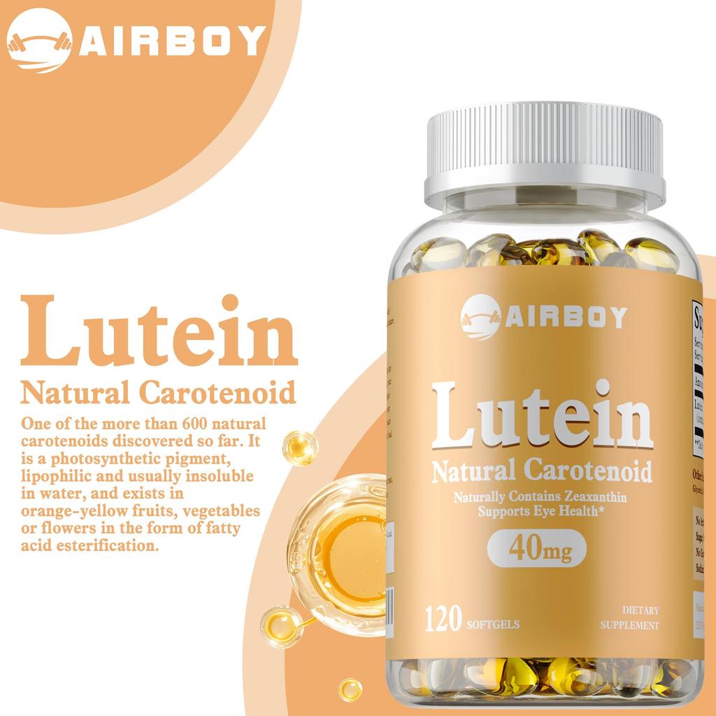 Airboy - Natural Carotenoid Lutein Capsules - Eye Health