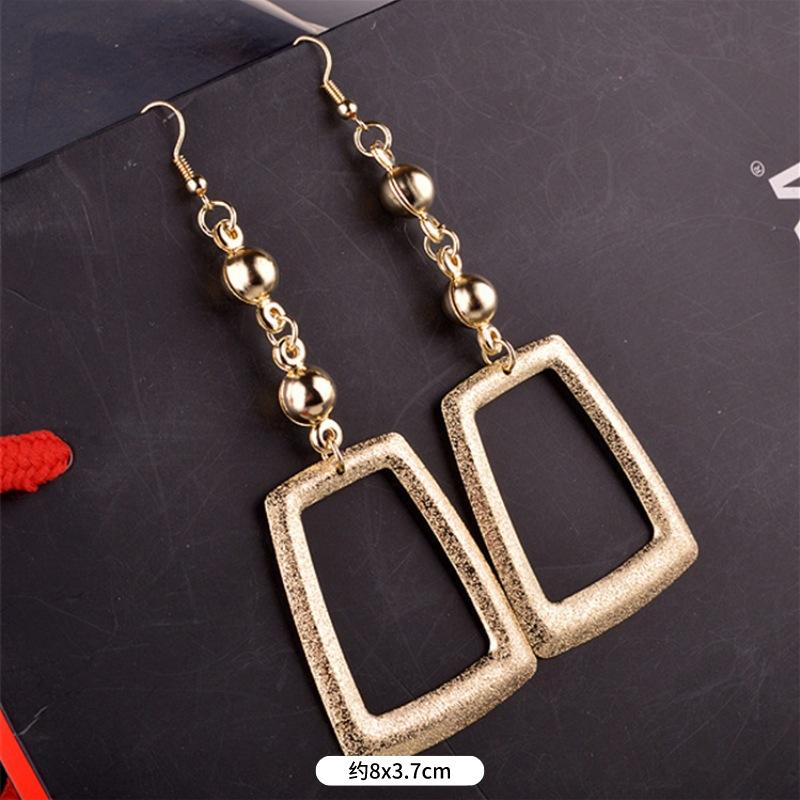 Модные преувеличенные нишевые темпераментные серьги с бахромой, ретро, личностные, универсальные серьги с пайетками, женские длинные украшения для ушей