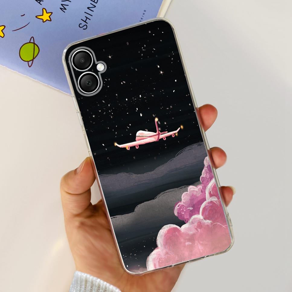 Case For Samsung Galaxy A06 4G 6.7" Cute Cartoon Astronaut Dinosaur Soft Silicon TPU Cover For Samsung A06 SM-A065F Phone Case