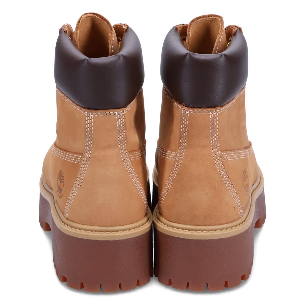 Премиальные водонепроницаемые ботинки на платформе см [Timberland] 6-дюймовые женские, A5RJD, Пшеничный, 25.0