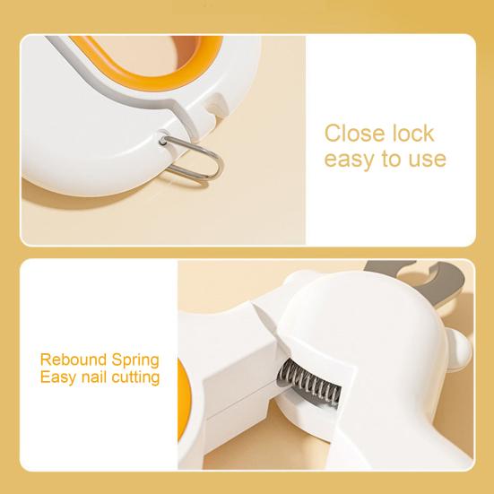 Машинка для стрижки ногтей для домашних животных со светодиодной подсветкой, острое лезвие из нержавеющей стали, эргономичная ручка, собака, кошка, кролик, триммер для когтей мелких животных, ножницы, инструмент для ухода за домашними животными