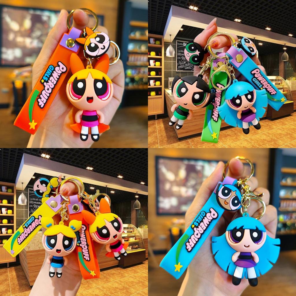 Мультяшный брелок-подвеска из силикона в виде летающей женщины-полицейского для студентов, пар, автомобилей, сумок и подарков