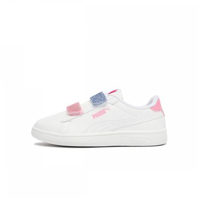 Puma Smash 3.0 L gLitter Velcro V PS 39560901 Puma Белый Fast Pink Blue Skies