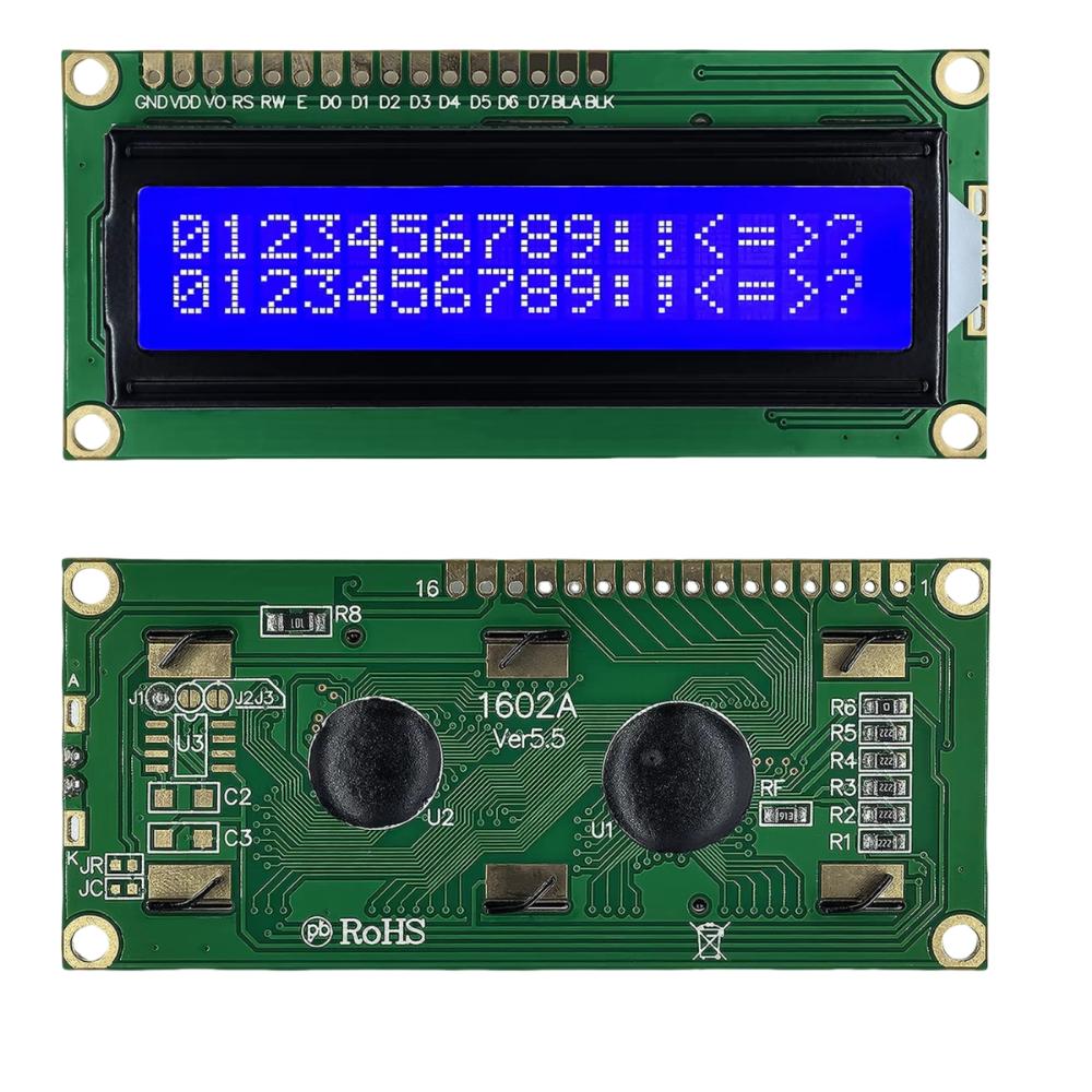 5V Operation IIC LCD Display Yellow Green Screen PCF8574 Interface I2C Adapter Electronic Projects