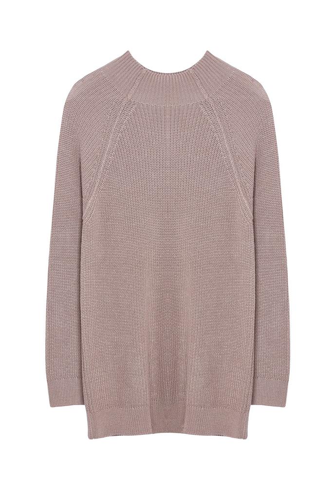 Женский модный стильный свитер из норки, более устойчивый широкий трикотаж, свитер