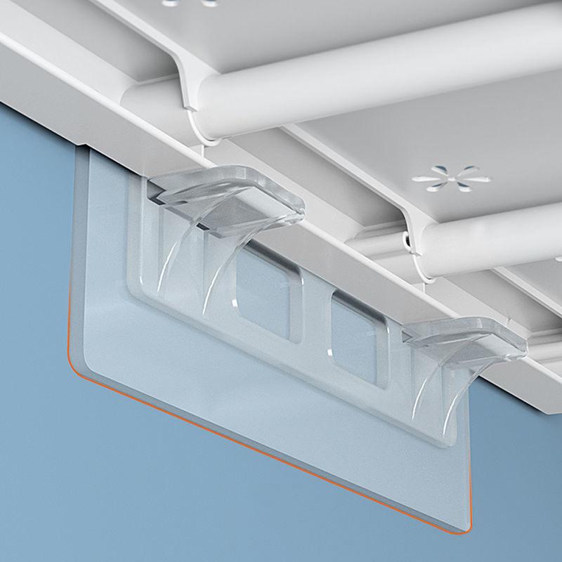 1 шт., клейкие колышки для полки, пластиковые зажимы для полки шкафа, настенная вешалка для кухни, аксессуары для ванной комнаты