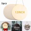 Круглые деревянные спилы для DIY-рисования - Образовательное детское рукоделие, Украшение на день рождения, Подвесное украшение на дверь