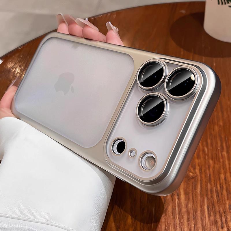 Применимо к iPhone17ProMax второй сменный чехол для мобильного телефона Apple 16 матовый гальваническое покрытие 15 матовый ультратонкий поликарбонатный защитный чехол