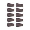 10 шт. коричневый дверной стопор набор удобный практичный прочный не деформирующийся дверной стопор клин комплект для дома