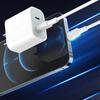 40 Вт Двойное зарядное устройство PD USB C Быстрая зарядка 3.0 Тип C Вилка ЕС/США Адаптер для зарядного устройства телефона для Apple iPhone 15 14 Pro Max Samsung Xiaomi