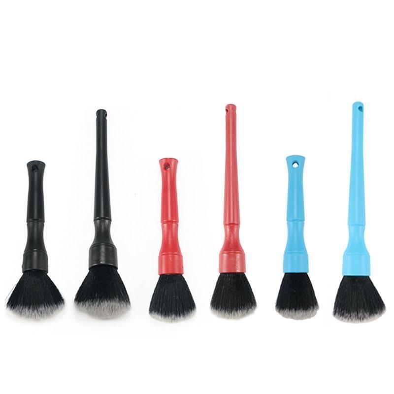 Щетка для детализации автомобиля, супермягкая щетка для деталей салона автомобиля с синтетической щетиной, аксессуары для щеток для приборной панели автомобиля